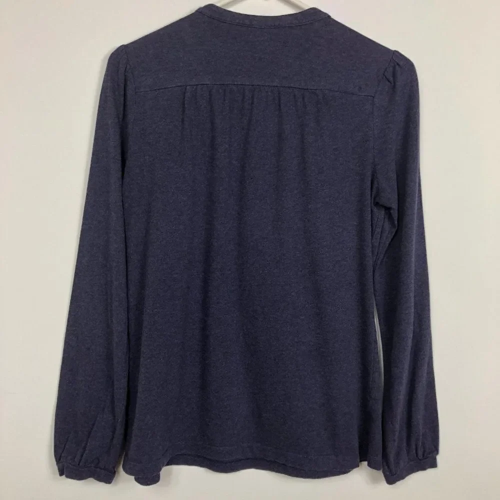 Banana Republic navy blue henley